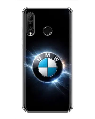 Чохол для Huawei P30 Lite / Nova 4e з картинкою «BMW — неонове сяйво» Чохол для Huawei P30 Lite / Nova 4e з картинкою «BMW — неонове сяйво»