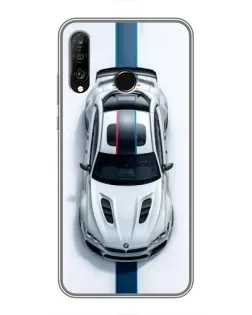 Чохол для Huawei P30 Lite / Nova 4e з картинкою «Вид зверху — BMW M»