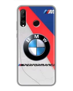Чохол для Huawei P30 Lite / Nova 4e з картинкою «BMW Performance стиль»