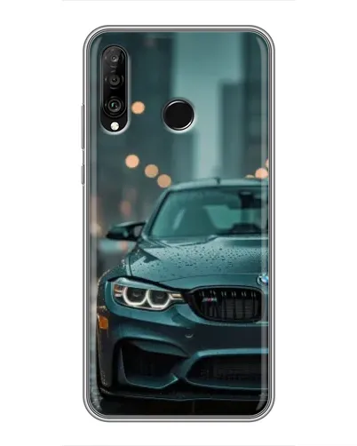 Чохол для Huawei P30 Lite / Nova 4e з картинкою «BMW у вогнях міста» Чохол для Huawei P30 Lite / Nova 4e з картинкою «BMW у вогнях міста»