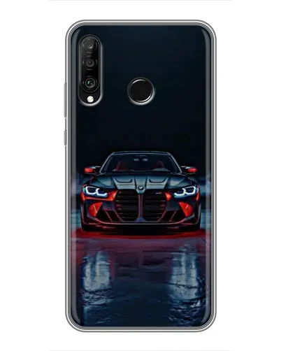 Чохол для Huawei P30 Lite / Nova 4e з картинкою «BMW на мокрій дорозі» Чохол для Huawei P30 Lite / Nova 4e з картинкою «BMW на мокрій дорозі»
