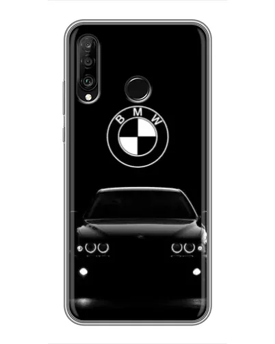 Чохол для Huawei P30 Lite / Nova 4e з картинкою «BMW — погляд з темряви» Чохол для Huawei P30 Lite / Nova 4e з картинкою «BMW — погляд з темряви»