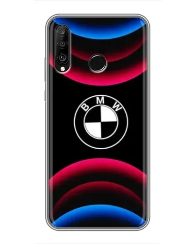 Чохол для Huawei P30 Lite / Nova 4e з картинкою «Логотип BMW та неонові дуги» Чохол для Huawei P30 Lite / Nova 4e з картинкою «Логотип BMW та неонові дуги»