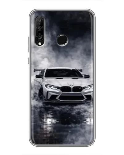 Чохол для Huawei P30 Lite / Nova 4e з картинкою «BMW крізь туман» Чохол для Huawei P30 Lite / Nova 4e з картинкою «BMW крізь туман»