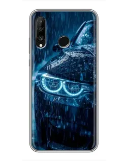 Чехол для Huawei P30 Lite / Nova 4e с картинкой «BMW под дождем» Чехол для Huawei P30 Lite / Nova 4e с картинкой «BMW под дождем»