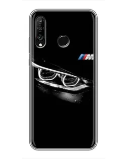 Чехол для Huawei P30 Lite / Nova 4e с картинкой «BMW — взгляд тигра» Чехол для Huawei P30 Lite / Nova 4e с картинкой «BMW — взгляд тигра»