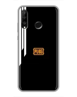 Чехол для Huawei P30 Lite / Nova 4e с картинкой «PUBG — вертикальные линии»