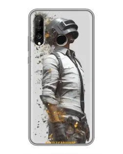 Чехол для Huawei P30 Lite / Nova 4e с картинкой «PUBG — боец в пыли» Чехол для Huawei P30 Lite / Nova 4e с картинкой «PUBG — боец в пыли»
