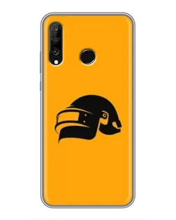 Чехол для Huawei P30 Lite / Nova 4e с картинкой «PUBG — золотой шлем» Чехол для Huawei P30 Lite / Nova 4e с картинкой «PUBG — золотой шлем»