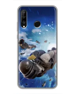 Чехол для Huawei P30 Lite / Nova 4e с картинкой «Десант PUBG — прыжок» Чехол для Huawei P30 Lite / Nova 4e с картинкой «Десант PUBG — прыжок»