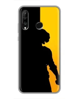 Чехол для Huawei P30 Lite / Nova 4e с картинкой «Тень воина PUBG» Чехол для Huawei P30 Lite / Nova 4e с картинкой «Тень воина PUBG»