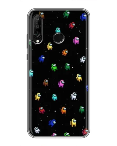 Чохол для Huawei P30 Lite / Nova 4e з картинкою «Екіпаж Among Us»