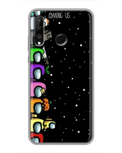 Чохол для Huawei P30 Lite / Nova 4e з картинкою «Команда Among Us»