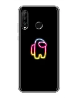 Чохол для Huawei P30 Lite / Nova 4e з картинкою «Among Us градієнт»