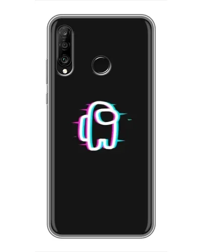 Чохол для Huawei P30 Lite / Nova 4e з картинкою «Among Us неон»