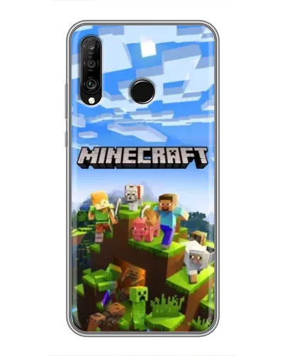 Чохол для Huawei P30 Lite / Nova 4e з картинкою «Minecraft класичний світ» Чохол для Huawei P30 Lite / Nova 4e з картинкою «Minecraft класичний світ»