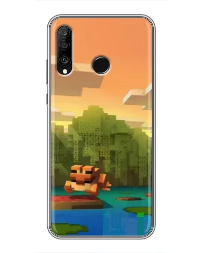 Чохол для Huawei P30 Lite / Nova 4e з картинкою «Майнкрафт захід сонця» Чохол для Huawei P30 Lite / Nova 4e з картинкою «Майнкрафт захід сонця»