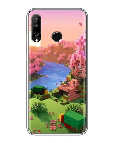 Чохол для Huawei P30 Lite / Nova 4e з картинкою «Рожеве дерево Minecraft» Чохол для Huawei P30 Lite / Nova 4e з картинкою «Рожеве дерево Minecraft»