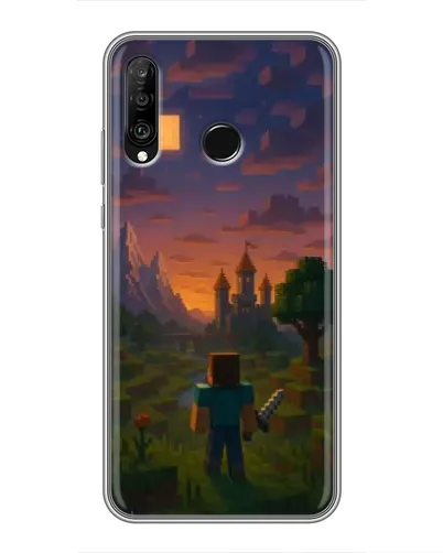 Чохол для Huawei P30 Lite / Nova 4e з картинкою «Стів біля вежі» Чохол для Huawei P30 Lite / Nova 4e з картинкою «Стів біля вежі»