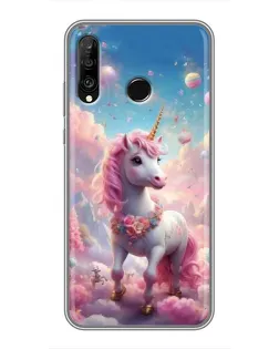 Чохол для Huawei P30 Lite / Nova 4e з картинкою «Єдиноріг серед хмар»