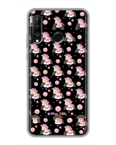 Чохол для Huawei P30 Lite / Nova 4e з картинкою «Magic Unicorn паттерн» Чохол для Huawei P30 Lite / Nova 4e з картинкою «Magic Unicorn паттерн»