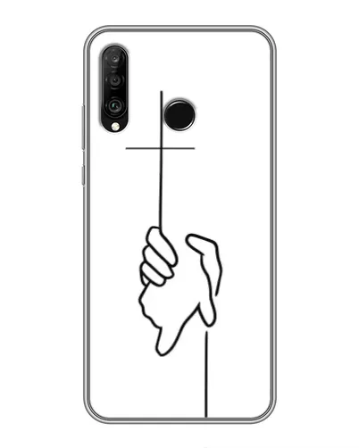 Чохол для Huawei P30 Lite / Nova 4e з картинкою «Рука тримає»
