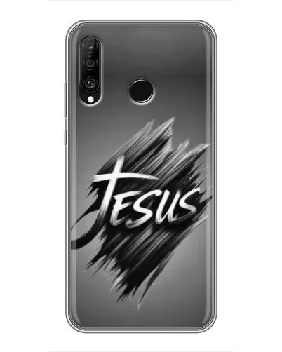 Чохол для Huawei P30 Lite / Nova 4e з картинкою «Напис Jesus Graffiti»