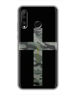 Чохол для Huawei P30 Lite / Nova 4e з картинкою «Мілітарі Хрест»