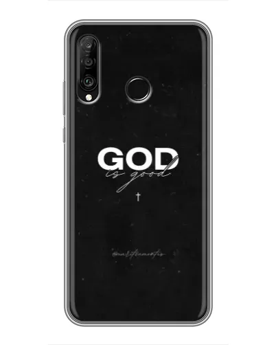 Чохол для Huawei P30 Lite / Nova 4e з картинкою «GOD — Бог над усім»