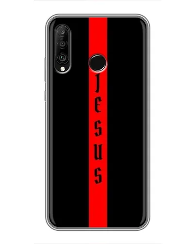Чохол для Huawei P30 Lite / Nova 4e з картинкою «Червона лінія віри»
