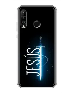 Чохол для Huawei P30 Lite / Nova 4e з картинкою «Меч Духа Jesus»