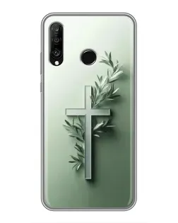 Чехол для Huawei P30 Lite / Nova 4e с картинкой «Оливковая ветвь» Чехол для Huawei P30 Lite / Nova 4e с картинкой «Оливковая ветвь»