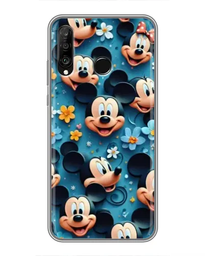 Чохол для Huawei P30 Lite / Nova 4e з картинкою «Паттерн Міккі та Мінні» Чохол для Huawei P30 Lite / Nova 4e з картинкою «Паттерн Міккі та Мінні»