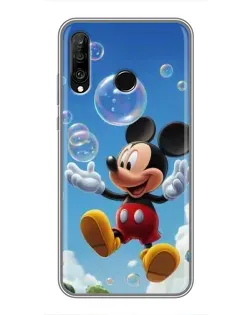 Чохол для Huawei P30 Lite / Nova 4e з картинкою «Mickey та мильні бульбашки» Чохол для Huawei P30 Lite / Nova 4e з картинкою «Mickey та мильні бульбашки»