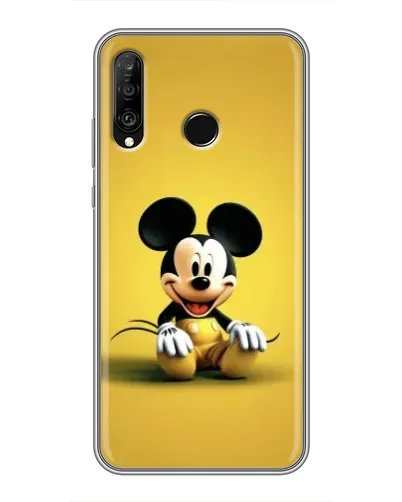 Чохол для Huawei P30 Lite / Nova 4e з картинкою «Міккі на жовтому» Чохол для Huawei P30 Lite / Nova 4e з картинкою «Міккі на жовтому»