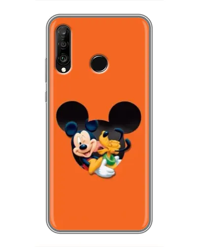Чохол для Huawei P30 Lite / Nova 4e з картинкою «Серце Міккі Мінні» Чохол для Huawei P30 Lite / Nova 4e з картинкою «Серце Міккі Мінні»