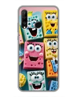 Чохол для Huawei P30 Lite / Nova 4e з картинкою «Кольорові губки» Чохол для Huawei P30 Lite / Nova 4e з картинкою «Кольорові губки»