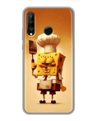 Чохол для Huawei P30 Lite / Nova 4e з картинкою «Губка Боб кухар» Чохол для Huawei P30 Lite / Nova 4e з картинкою «Губка Боб кухар»