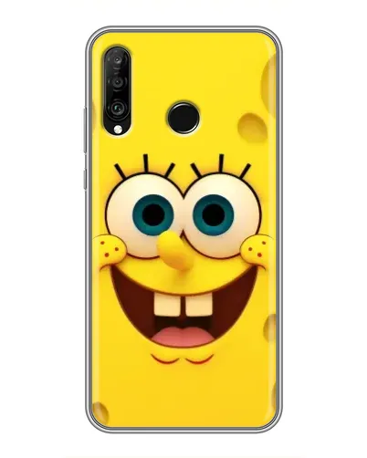 Чохол для Huawei P30 Lite / Nova 4e з картинкою «Губка Боб посмішка» Чохол для Huawei P30 Lite / Nova 4e з картинкою «Губка Боб посмішка»