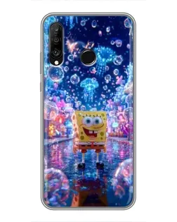 Чохол для Huawei P30 Lite / Nova 4e з картинкою «Неоновий океан»