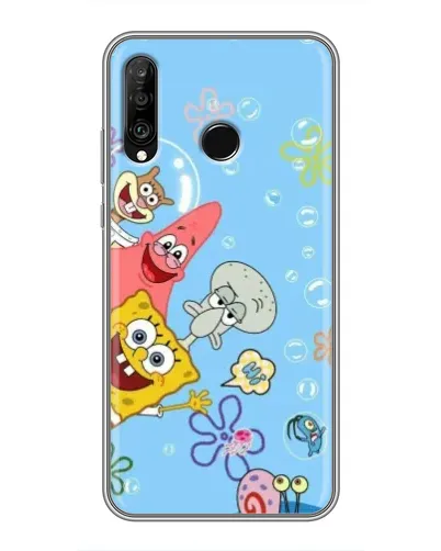 Чохол для Huawei P30 Lite / Nova 4e з картинкою «Веселі бульбашки» Чохол для Huawei P30 Lite / Nova 4e з картинкою «Веселі бульбашки»