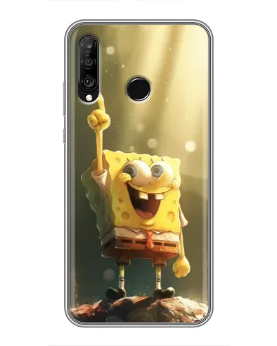 Чохол для Huawei P30 Lite / Nova 4e з картинкою «Сяючий Спанч Боб» Чохол для Huawei P30 Lite / Nova 4e з картинкою «Сяючий Спанч Боб»