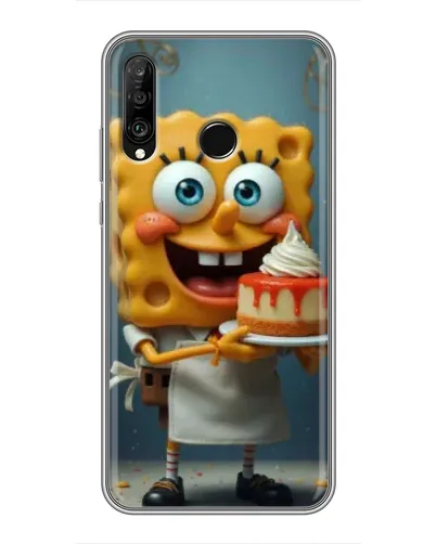 Чохол для Huawei P30 Lite / Nova 4e з картинкою «Кухар Спанч Боб» Чохол для Huawei P30 Lite / Nova 4e з картинкою «Кухар Спанч Боб»