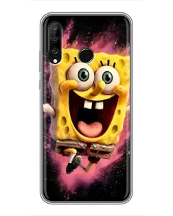 Чохол для Huawei P30 Lite / Nova 4e з картинкою «Вибуховий Спанч Боб»