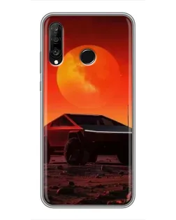 Чехол для Huawei P30 Lite / Nova 4e с картинкой «Cybertruck на Марсе» Чехол для Huawei P30 Lite / Nova 4e с картинкой «Cybertruck на Марсе»
