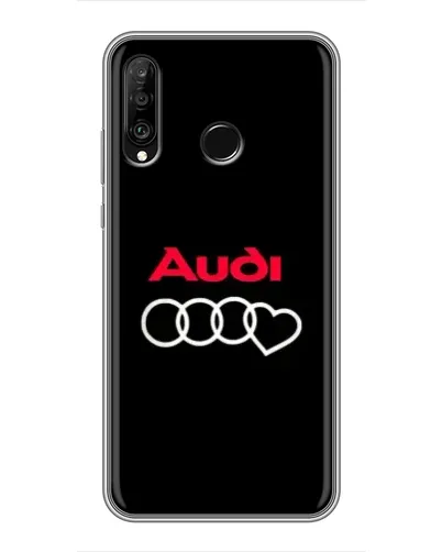 Чохол для Huawei P30 Lite / Nova 4e з картинкою «Логотип Audi Heart» Чохол для Huawei P30 Lite / Nova 4e з картинкою «Логотип Audi Heart»