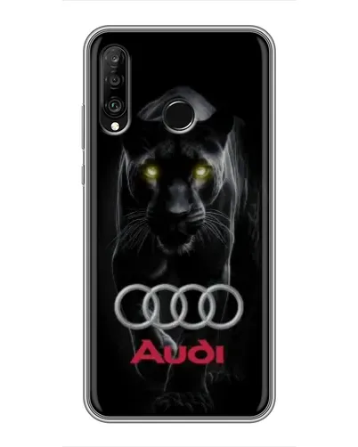 Чохол для Huawei P30 Lite / Nova 4e з картинкою «Пантера та Audi» Чохол для Huawei P30 Lite / Nova 4e з картинкою «Пантера та Audi»