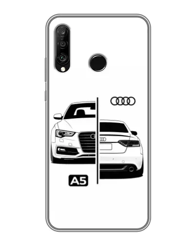 Чохол для Huawei P30 Lite / Nova 4e з картинкою «Audi — контрастний дизайн» Чохол для Huawei P30 Lite / Nova 4e з картинкою «Audi — контрастний дизайн»