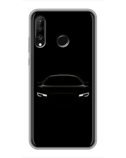 Чохол для Huawei P30 Lite / Nova 4e з картинкою «Погляд Audi у темряві»