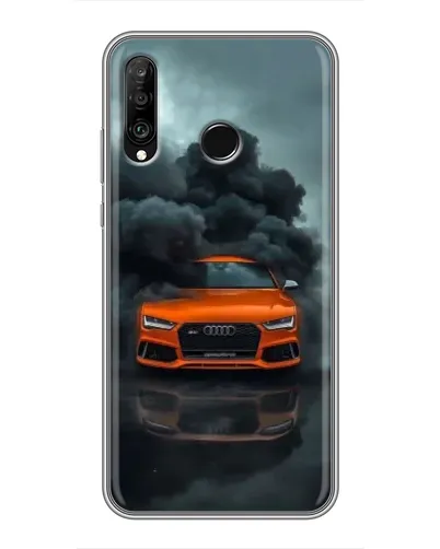 Чохол для Huawei P30 Lite / Nova 4e з картинкою «Audi у хмарах диму» Чохол для Huawei P30 Lite / Nova 4e з картинкою «Audi у хмарах диму»